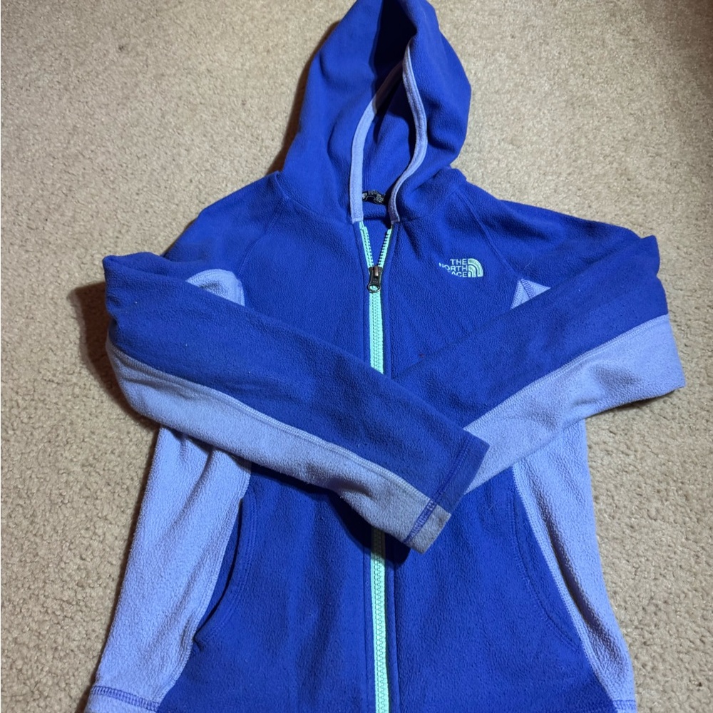The North Face Kids Blue Fleece Hoodie